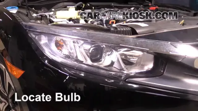 2017 Honda Civic LX 1.5L 4 Cyl. Turbo Coupe Éclairage Feu de jour (remplacer l'ampoule)